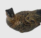 Vintage Brown Glazed Pheasant Bird Figurines Mcm Decor Wony Ltd Japan