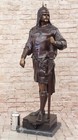 Middle Eastern Scene Bronze Sculpture Arab Man Standing Bronze Statue 37  Decor