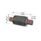 Fortpro Rotating Bar Pin Bushing Kit For Shim Type Compatible With Hendrickson R
