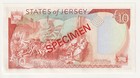 1989 Jersey   10 Ten Pound Specimen Banknote - P  17s - Unc -   32277