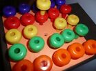 Stack It High Peg Game With Board Occupational Therapy Autism Fine Motor Skills 