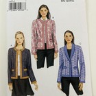 Vogue Sewing Pattern V9095 Semi Fitted Jacket Size 6 8 10 12 14 Uncut