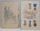 1890 Allen   Ginter A6- 50 Decorations Knighthood   Chivalry Tobacco Card Album