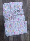Pottery Barn Kids Crib Sheet Fitted Pastel Hearts 100  Organic Cotton New No Tag