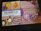 2 Book Lot The Art Of Polymer Clay  Designs And Millefiori Techniques   Jewelry