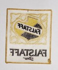 Falstaff Beer Vintage Patch  Yellow white black  Large  4 75  W X 5 75  H