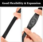 All Sizes  1 Ft - 100 Ft Black Expandable Wire Cable Sleeving Braided Tubing Lot