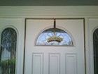 Clean Vintage Solid Cast Brass Welcome Door Wreath Hanger Free Shipping