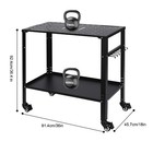 Heavy-duty 2-layer 1200 Lbs  Larger Storage Welding Cart W  Swivel Wheels