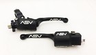 Asv Black F3 Unbreakable Folding Brake   Clutch Levers Pair Pack Kit Banshee 350