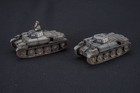 Set Of 2 Pro Painted German Panzer Ii Flammpanzer Ii Flames Of War 15mm