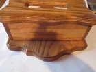 Wooden Tissue Box Cover Holder Solid Oak W Dovetail Tailed 14  X 12 