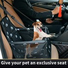Dog Car Seat Puppy Portable Pet Car Seat With Clip-on Safety Leash And Pvc Pi   