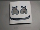 Dj Marshmello Light Up Mask - Full Head - White Light-up 3 Different Settings