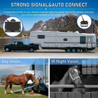 1080p Wireless 5   Monitor Dvr Magnetic Solar Backup Camera  For Rv Trailer Truc