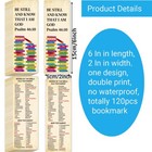 120pcs Books Of The Bible Bookmarks Religious Christian Bookmarks Bible Verse   