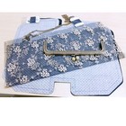 Diy Material Flower Fabric Purse Bag Frame For Clutch Handbag Making Vintage New