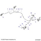 Polaris Brake Line  13 Degrees  Genuine Oem Part 1913547  Qty 1