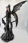 Sable The Dark Angel Queen Gothic Fairy With Ravens Resin Statue 25    Tall