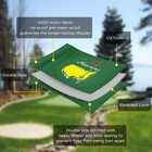 Mini Major Tournament Golf Flag  6 X 8 In  Green   420d Nylon  Dual-layer Con   