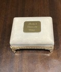 Baby   s First Memories Keepsakes Box First Diary  Lock Of Hair  Bracelet Vintage