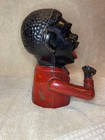 Vintage Antique J e  Stevens Jolly Cast Iron Mechanical Bank
