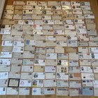100 Early Postal Covers Random Pull 1890-1960 Fdc Airmail Estate Lot