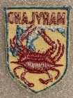 Vintage Travel Patch Souvenir Patch Maryland Red Crab Sew On