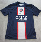 Nike Paris Saint Germain Jersey Mens Large Psg Blue Stadium Short Sleeve
