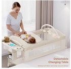 4 In 1 Baby Bassinet  Pack And Play  Bedside Crib Sleeper  Diaper Changer -