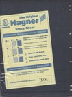 Stock Sheets 15 Pages For Stamp Double Sided 8 Row Polyester Film Black  Hagner
