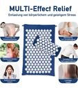 Acupressure Mat Set  Acupuncture Point Massage Pillow Muscle Relaxation New 