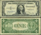 Error - Obstructed Printing - Fr  1614  1 1935-e Silver Certificate Fine