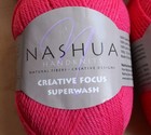 Nashua Creative Focus Superwash Wool Yarn 10 Skeins New 44 Bright Fuchsia