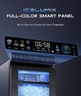 Ecozy 44lbs 24h Countertop Nugget Pebble Ice Maker Machine App   Voice Control