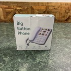 Big Button Phone For Seniors - Corded Landline Telephone With Handsfree Function