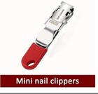 Victorinox Swiss Made Red Nail Clipper With Lanyard Hole - Stainless Steel  