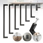 Modern Cabinet Handles Matte Black Kitchen Drawer Stainless Steel Square Pulls 