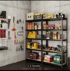 5-tier Adjustable Heavy Duty Storage Shelving Unit Rack 24 x48 x72 