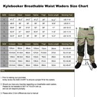 Fly Fishing Waders Pants Stocking Foot Waterproof Wading Trousers Waist Wader