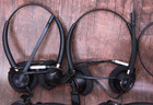 Lot Of 5 Plantronics Encorepro Hw510 Quick Disconnect Headsets - Tested