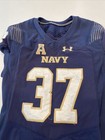 Game Worn Used Navy Midshipmen Football Jersey Usna Naval Academy Ua Sz 40  37