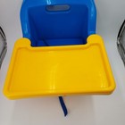 Vtg Safety 1st First Fold-up Booster Seat Chair On The Go Space Saver Yellow Red