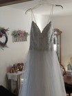 Brand New Wedding Dress Size 10 White With Lace Up And Zip Back