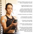 Tens 7000 Pro Rechargeable Tens Unit Muscle Stimulator  4 Channels  Back Pain Re