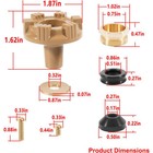 For Woodford Repair Kit Rk-14mh Model 14 Model 18 Outside Faucet Metal Handle