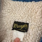 1970s Vintage Wrangler Sherpa Lined Denim Vest 70s Vtg Button Up Western Vest