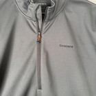 Simms 1 4 Zip Pullover Mens Xl Gray Fleece Fishing Jacket