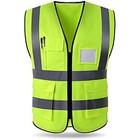 Reflective Safety Vest High Visibility Green  Xxxl Working Vest Motorcycle Jacke
