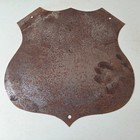 Vintage Us Route 66 Sign - Porcelain Highway State Road Marker Gas Pump Sign